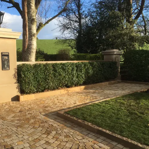 [978] Mint Sandstone Edging Piece Hand Dressed